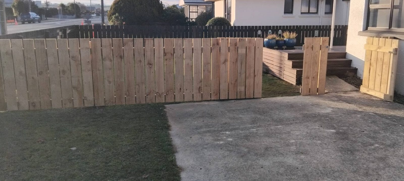 Fence build by KC Maintenance