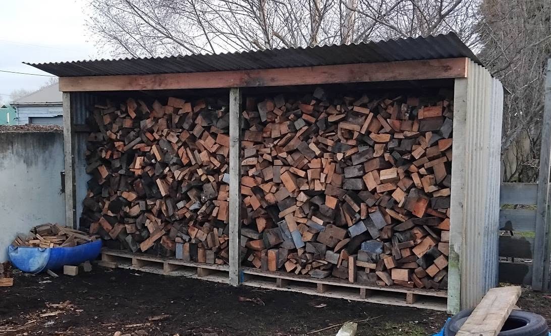 Wood shed build by KC Maintenance